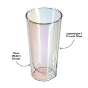 Prism Pint Glass Set (2) - Portable Glassware Q2