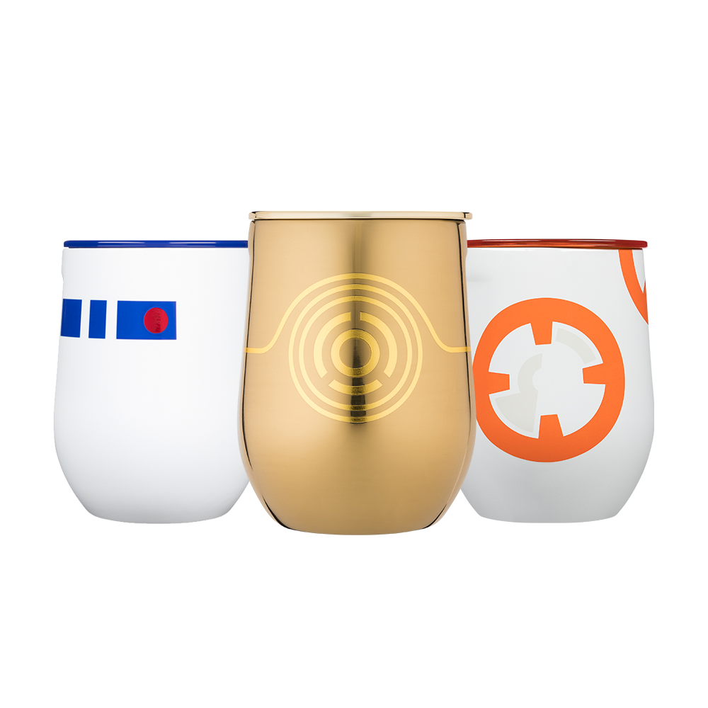 Star Wars TM Droids Stemless Set (3) - Smooth Beverage T1