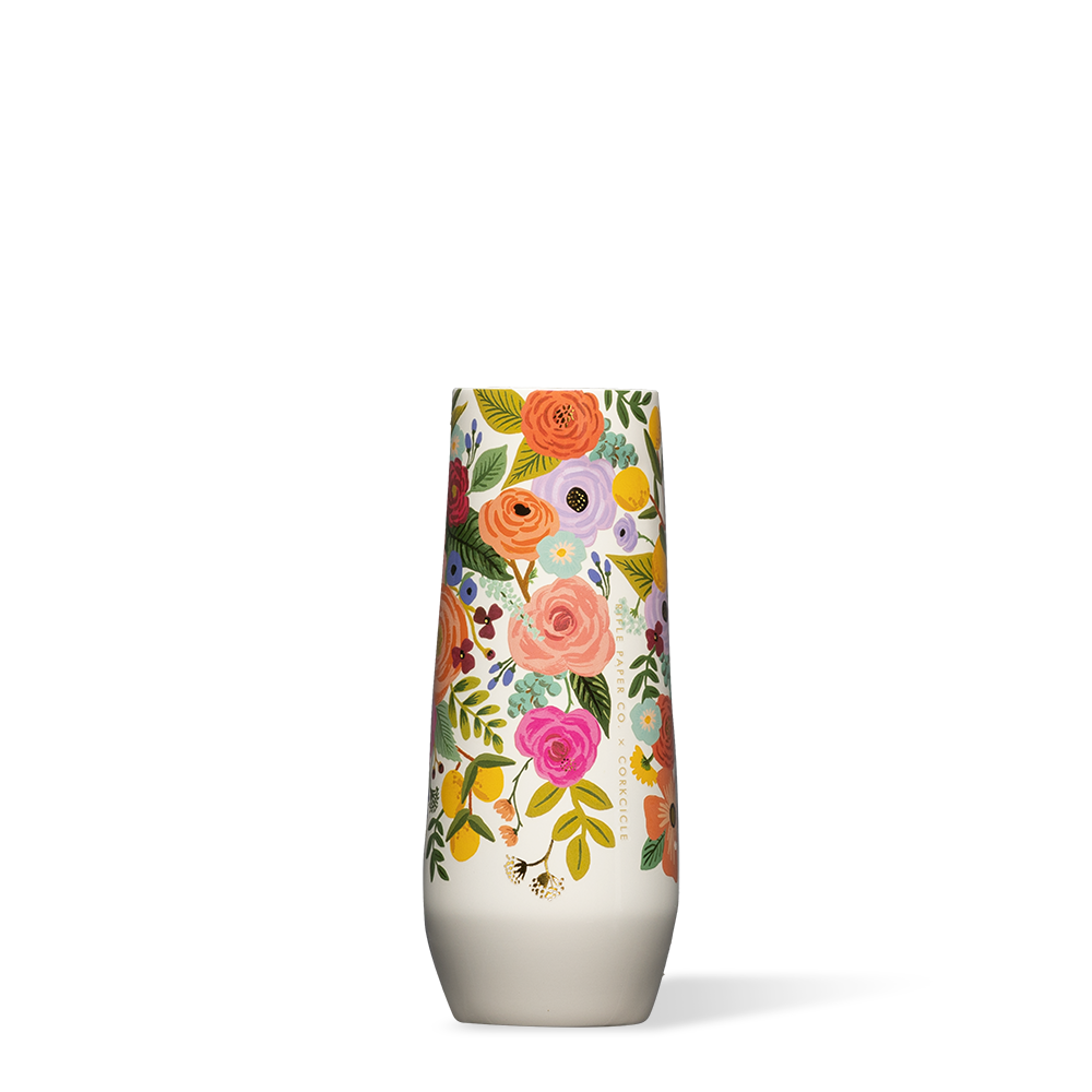 Rifle Paper Co. Stemless Flute - Durable Choice E4