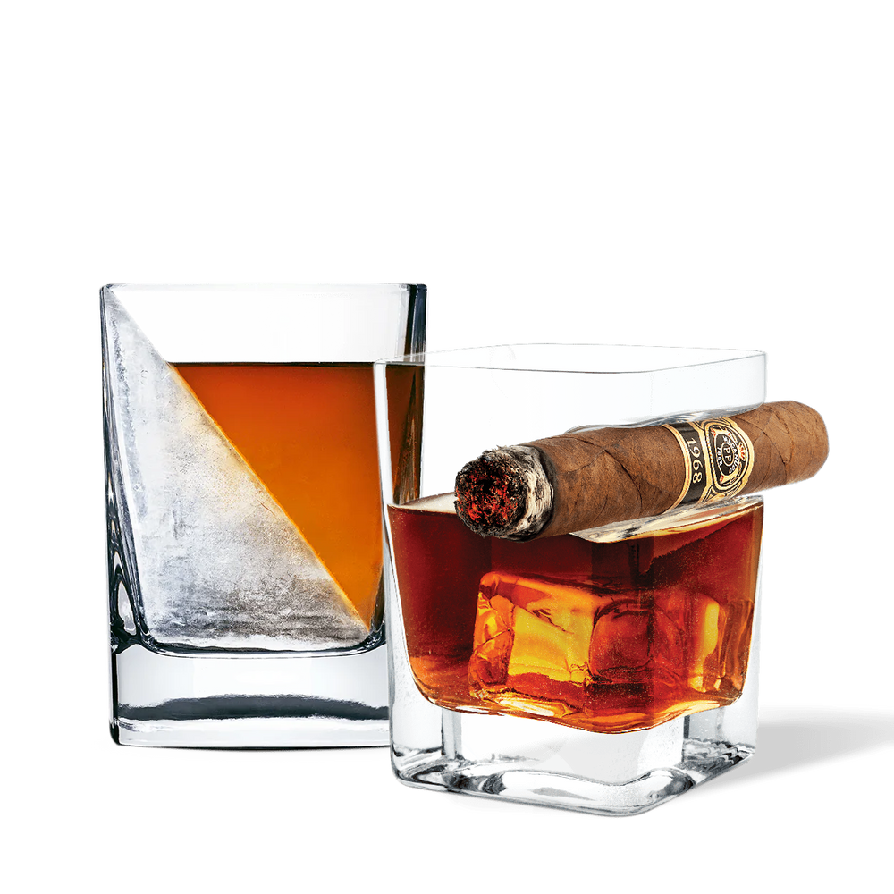 Whiskey Wedge + Cigar Glass Bundle - Clean Whiskey K8 - Default Title